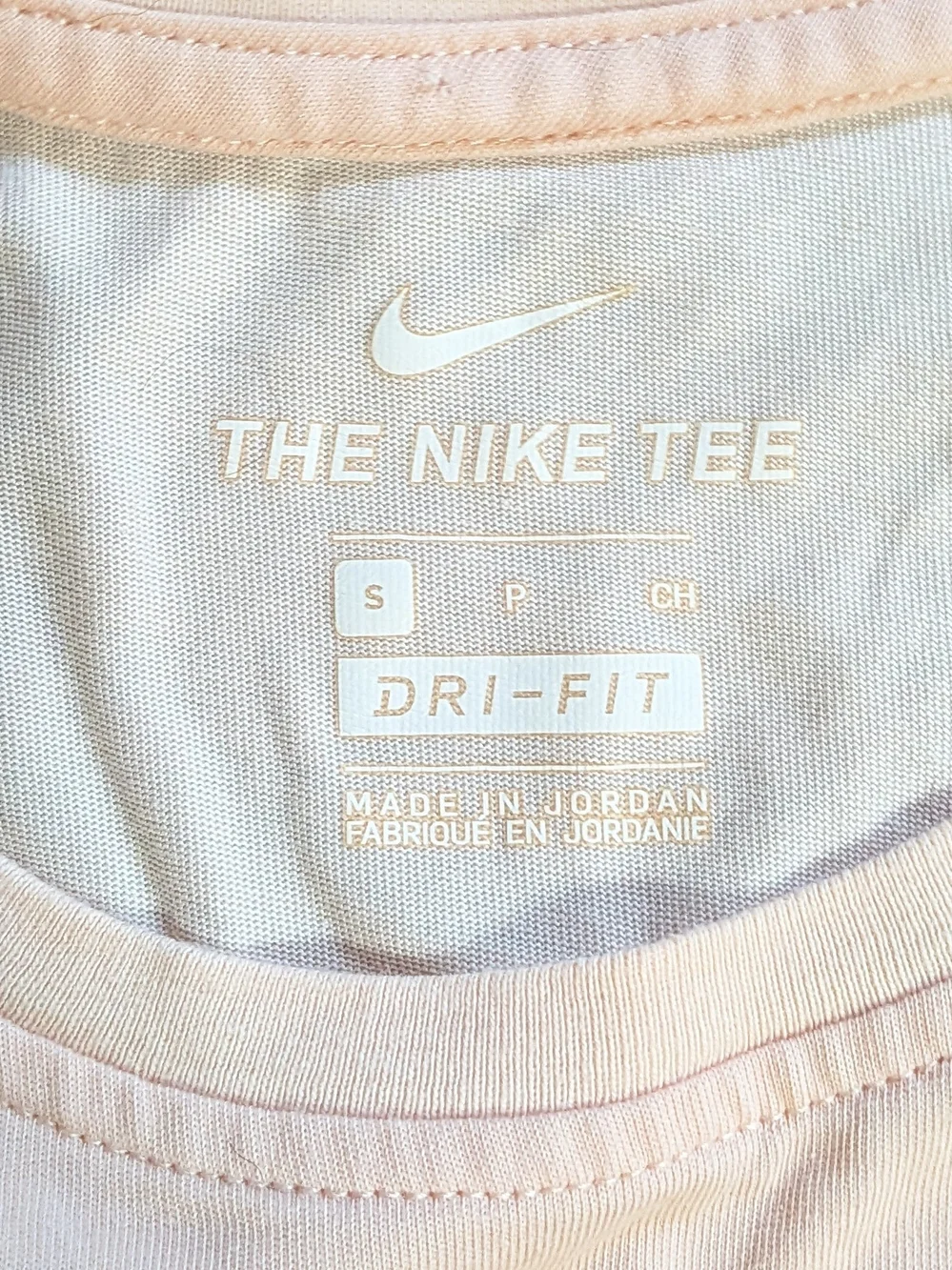 Nike Women's Just Do It Dri-Fit Muscle Tank Top Light Pink Size Small